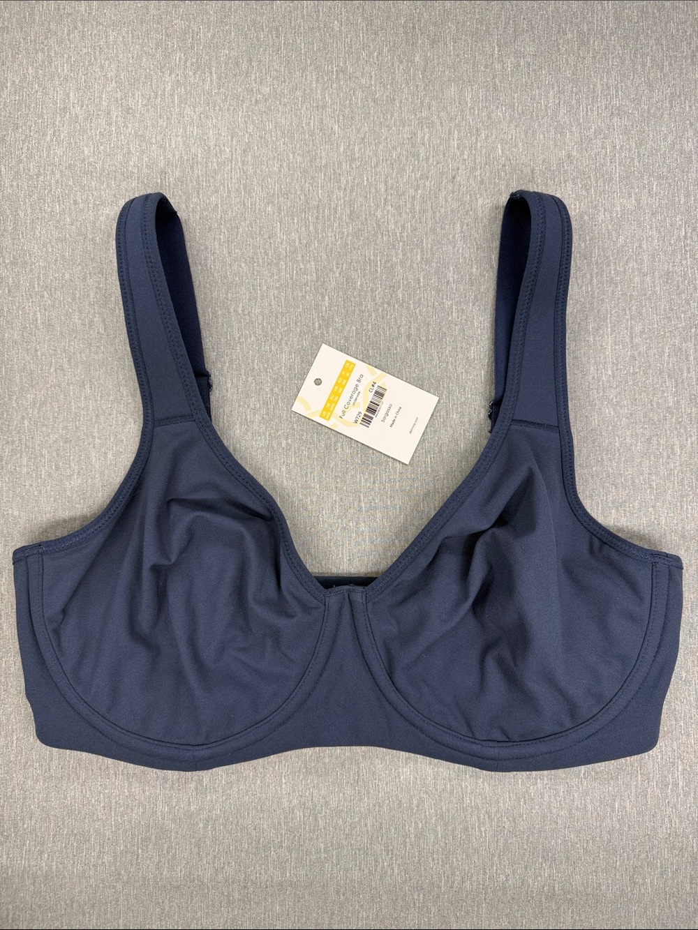 Delimira Navy Unlined Underwire Bra 34DD
